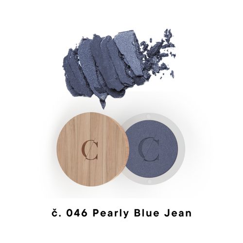 Couleur Caramel Bio oční stíny perleťové (n°046 Pearly blue jean)