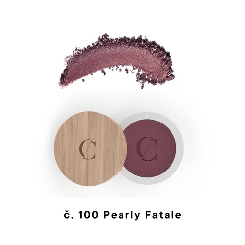 Couleur Caramel Bio oční stíny perleťové (n°100 Pearly fatale)