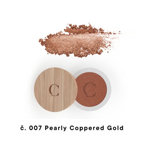 Couleur Caramel Bio oční stíny perleťové (n°007 Pearly coppered gold)