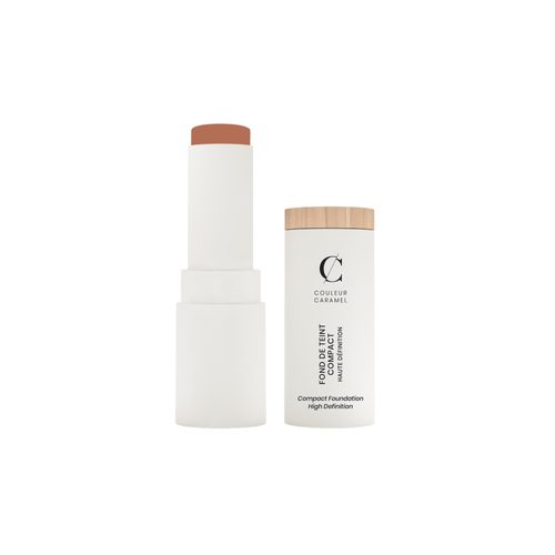Couleur Caramel Bio krémový make-up Compact HD (n°15 Dark beige)