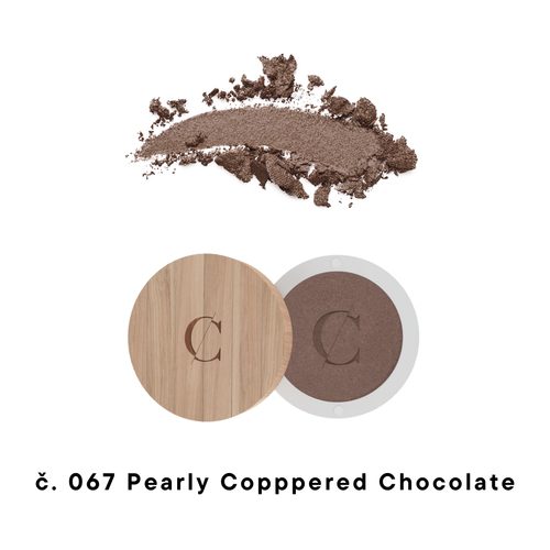 Couleur Caramel Bio oční stíny perleťové (n°067 Pearly coppered chocolate)