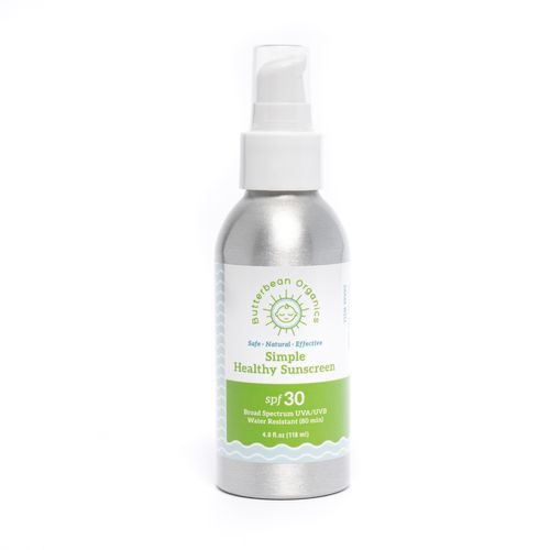 Butterbean Bio krém na opalování s pumpičkou Simple SPF 30  118 ml