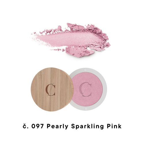 Couleur Caramel Bio oční stíny perleťové (n°097 Pearly sparkling pink)