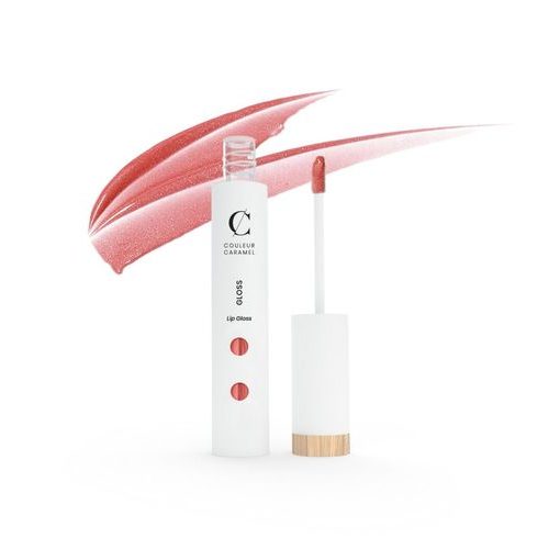 Couleur Caramel Bio lesk na rty (n°808 Pearly coral)
