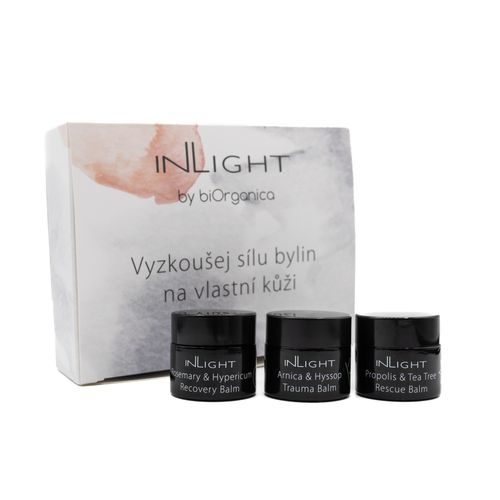 Inlight Bio sada multifunkčních bylinných balzámů 3 x 7 ml EXPIRACE 4/25