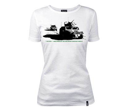 Tričko FROGGEAR - Humvee / dámske - biela