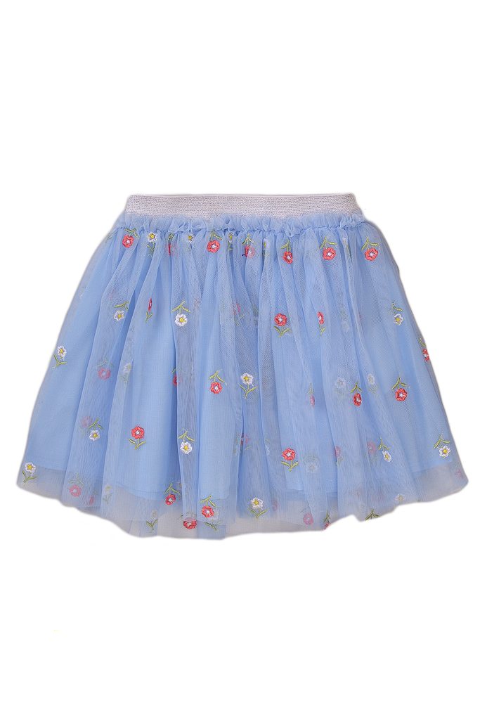 Lányok réteges szoknyája, Minoti, Chain 5, kék - 80/86 | 12-18m