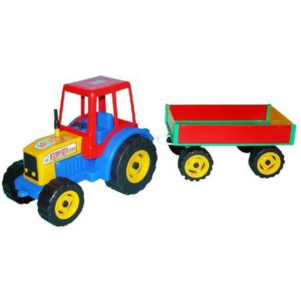 Levně Traktor s vlečkou, 120046