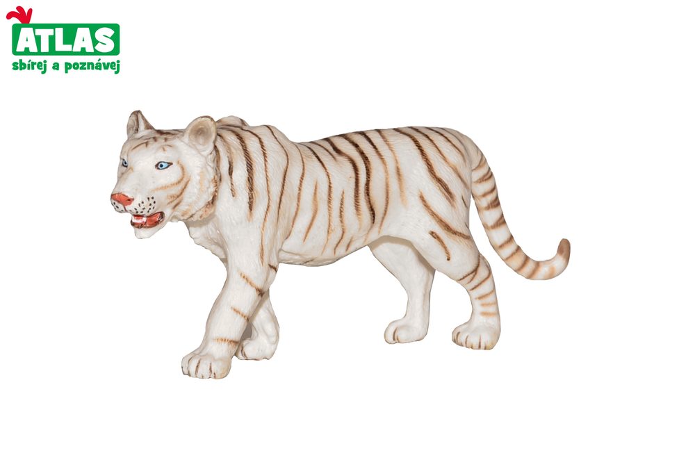 C - Figurin fehér tigris 13cm, Atlas, W101809