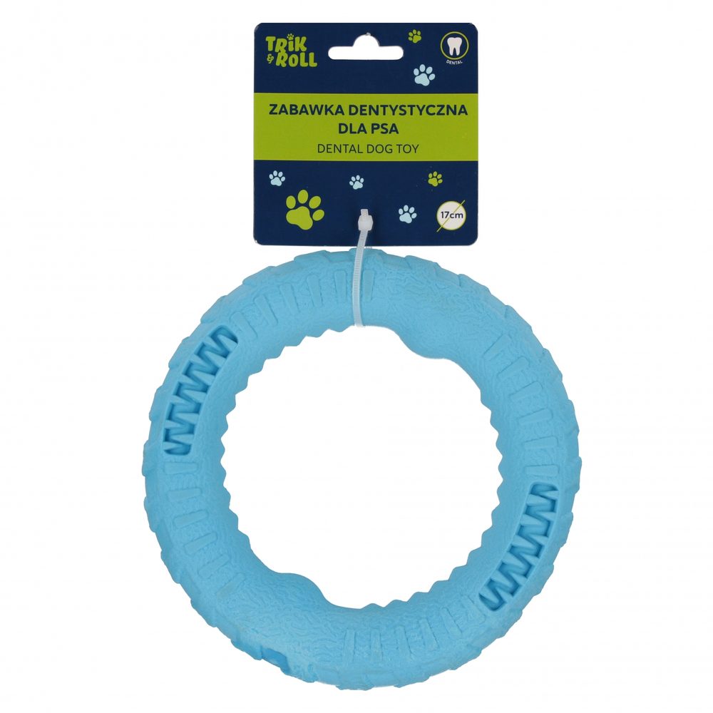 Hračka pro mazlíčky dentální pro psy modrá 17 cm, Wiky, W061375