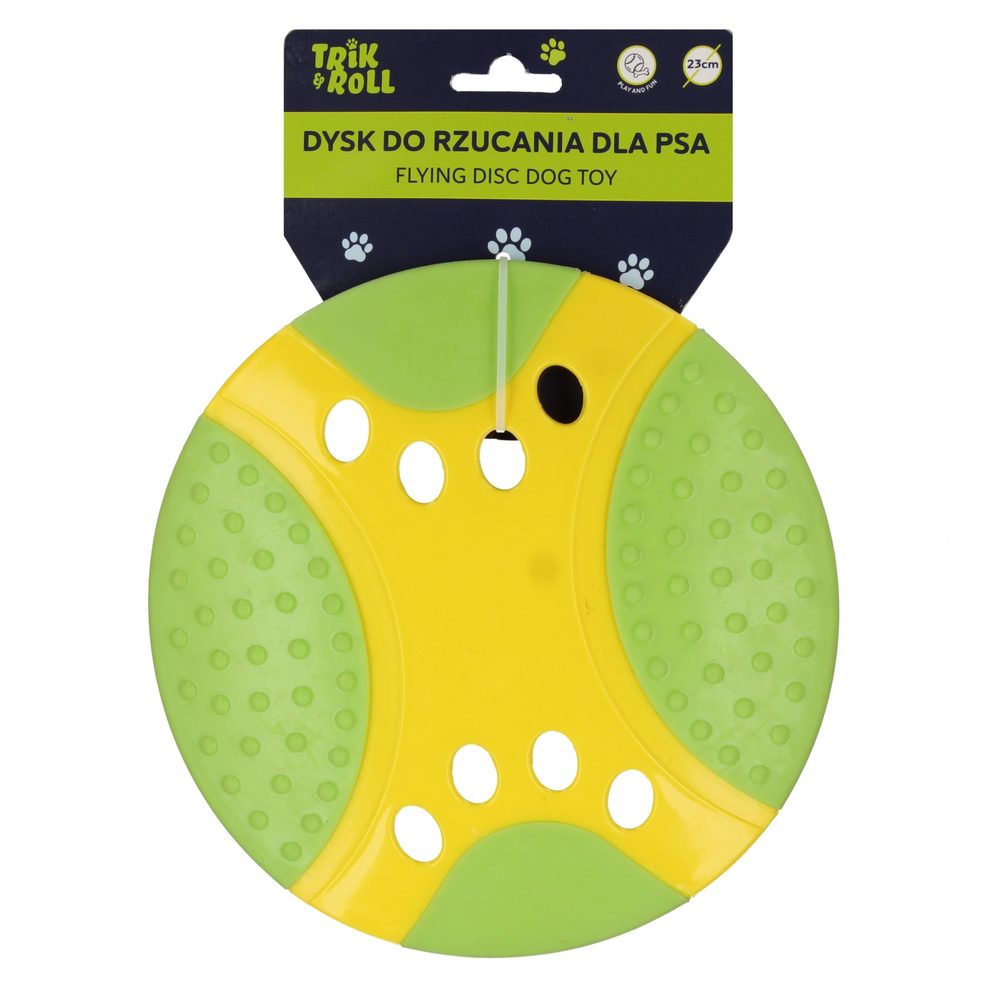 Hračka pro mazlíčky létající disk pro psy 23 cm, Wiky, W061379