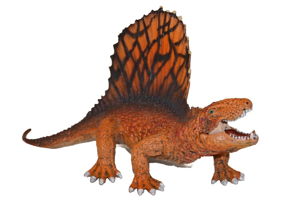 E - Figurka Dino Dimetrodon 15 cm, Atlas, W101898