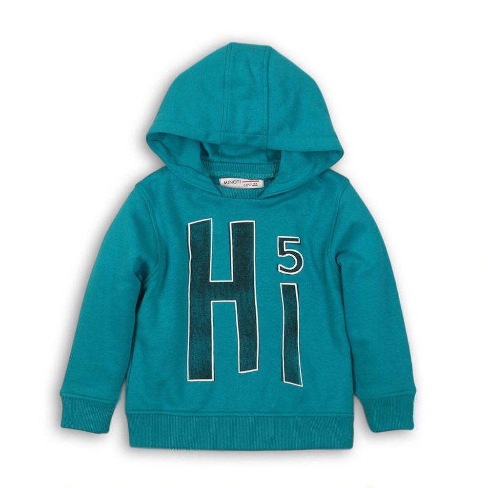 Fiúk Hood, Minoti, TB Fleece Hoody 6, Kék - 80/86 | 12-18m