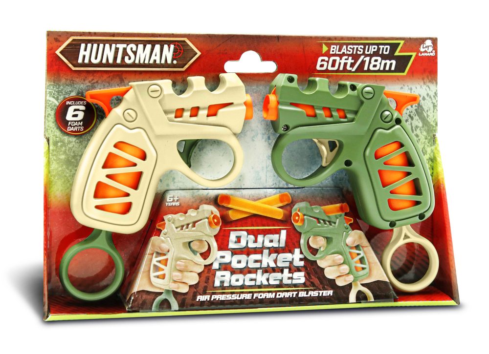 Levně Huntsman Pistole kapesní natahovací 13 cm 2ks set, Huntsman, W039619