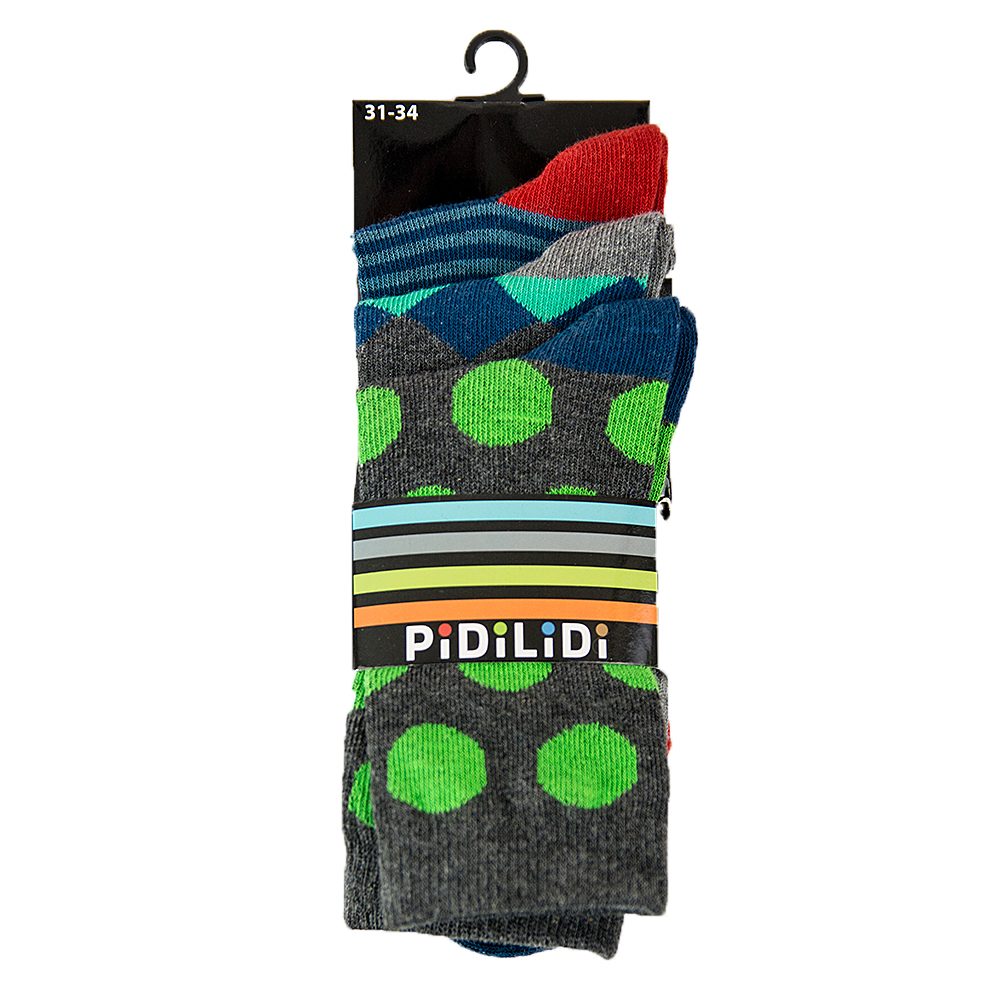 ponožky chlapecké - 3pack, Pidilidi, PD0129, Kluk - 27-30