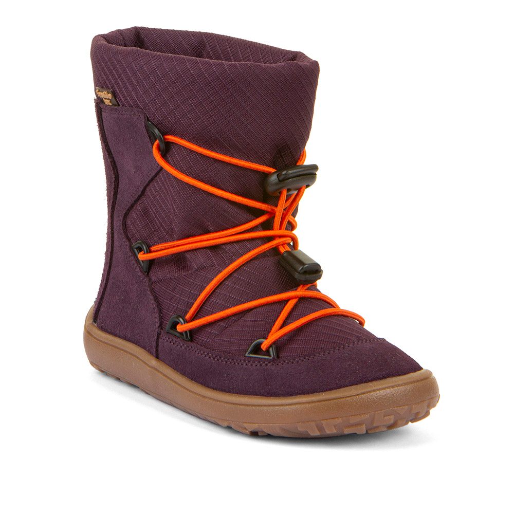Dívčí zimní barefoot boty TEX TRACK WOOL Purple G3160251-4 - 32