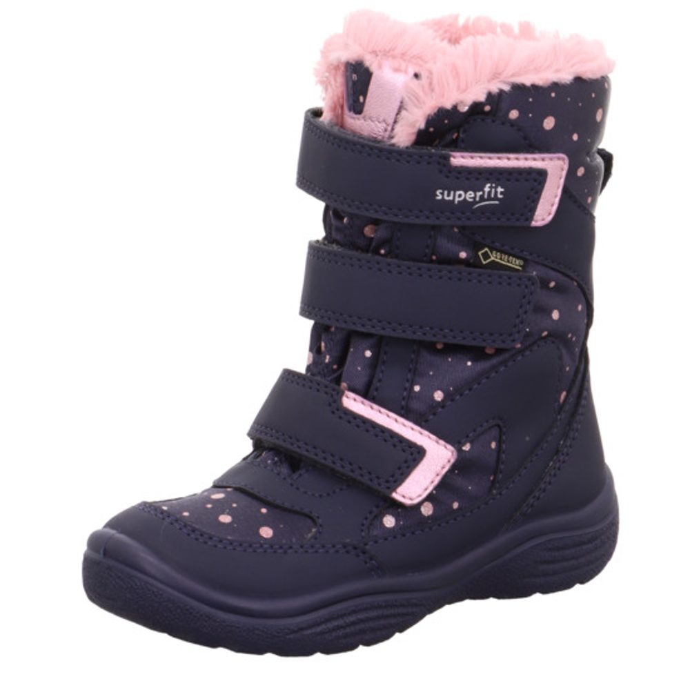 Levně Dívčí zimní boty CRYSTAL GTX, Superfit, 1-009090-8000, modrá - 34