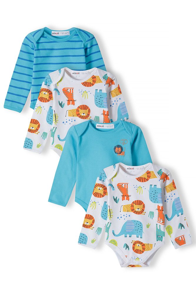 E-shop Detské body 4pack, Minoti, 15mbaby 7, chlapec - 74/80 | 9-12m