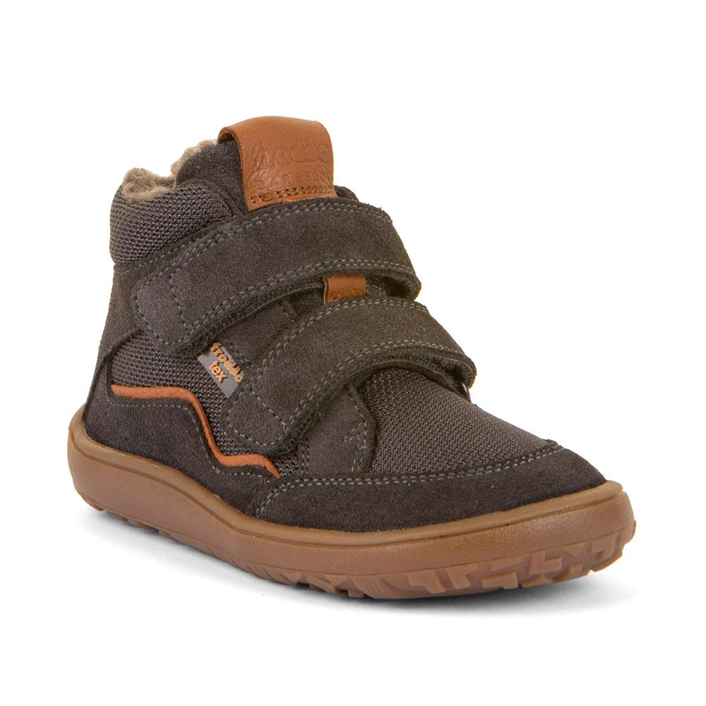 Detské zimné barefoot topánky TEX WOOL Grey Froddo G3110266-5W - 37