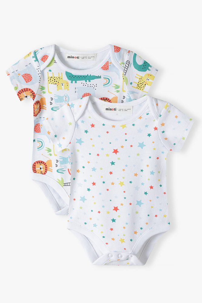 Csecsemő body 2pack, Minoti, savanah 4, Unisex - 56/62 | 0-3m