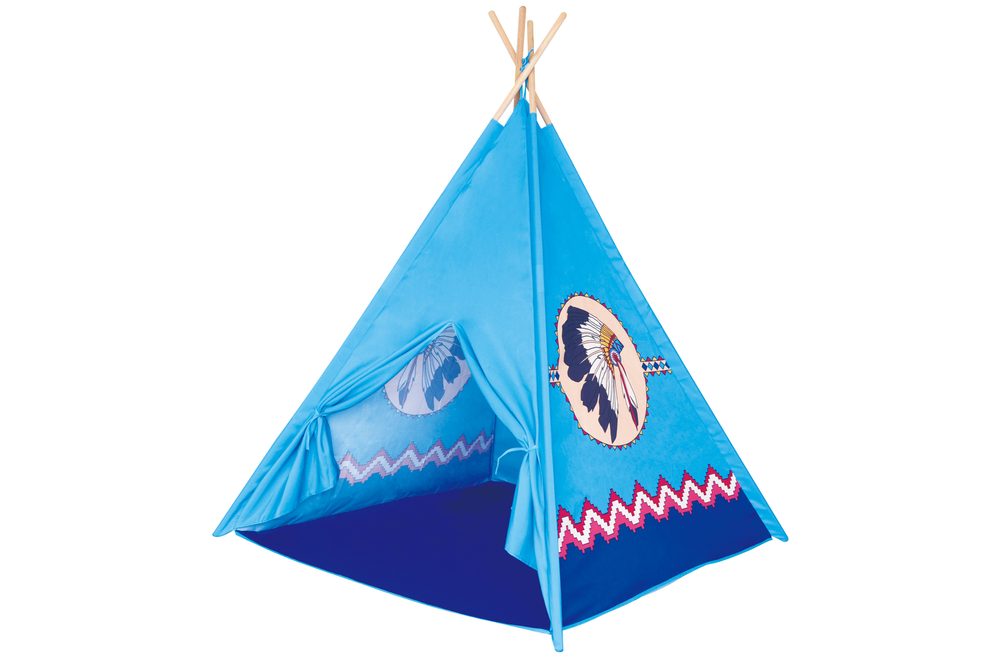 Indián sátor 120x120x150 cm kék, Wiky, W018192