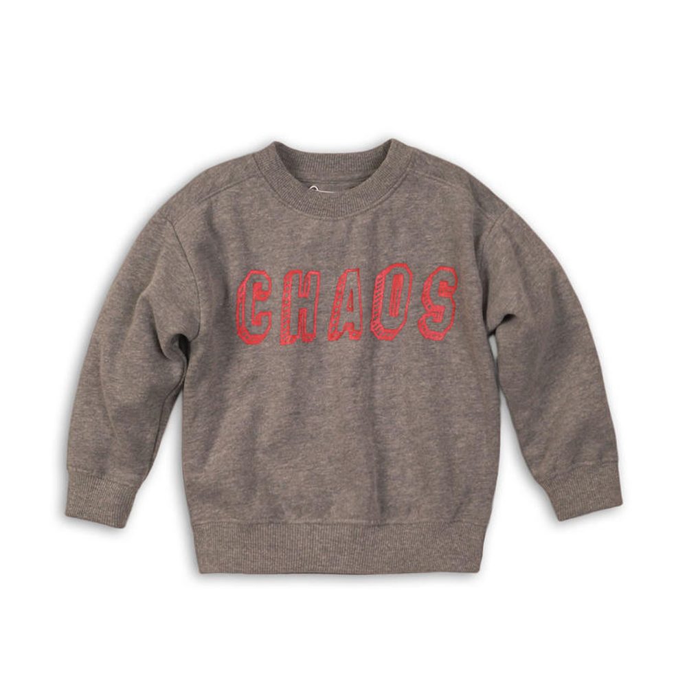 Sweatshirt fiúknak, Minoti, PORT 10, szürke - 98/104 | 3/4év