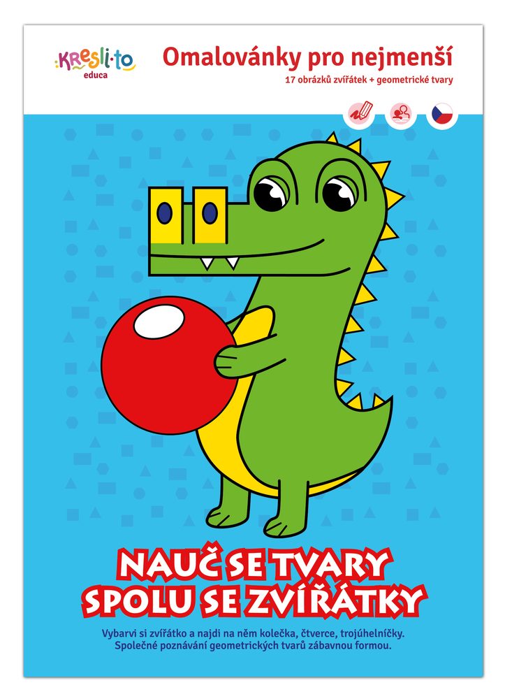 Nauč se tvary spolu se zvířátky, Kresli.to, W028190