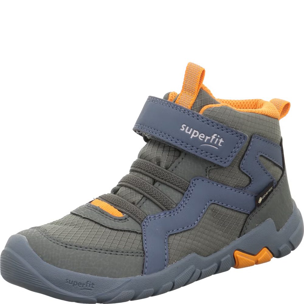 Dětská celoroční barefit obuv Superfit TRACE GTX Green/Orange 1-006034-7010 - 30
