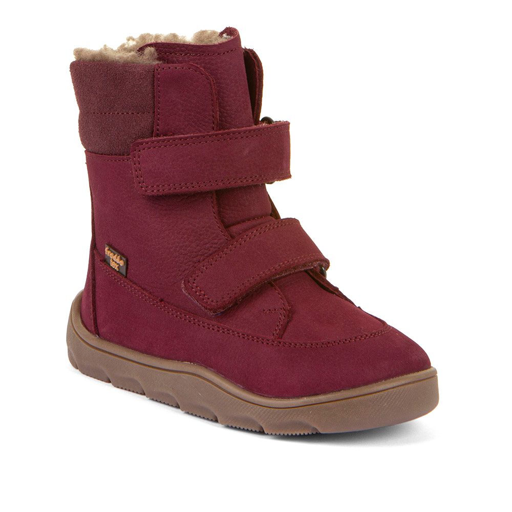 Dívčí zimní barefoot boty ZERU TEX WINTER Bordeaux Froddo G3160240-8 - 35