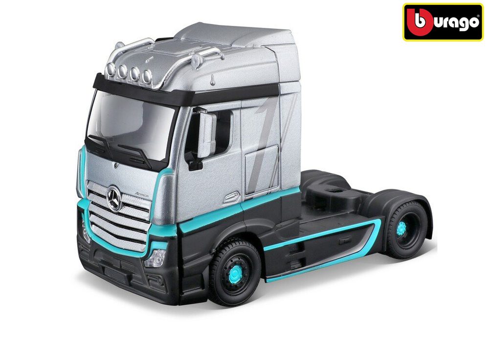 Bburago 1:43 MB Actros Gigaspace - Ezüst, W021286