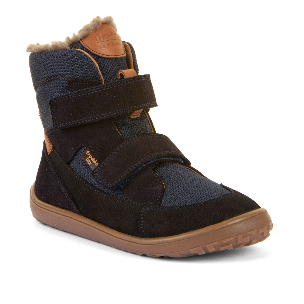Chlapecké zimní barefoot boty UP TEX WINTER Dark Blue  G3160252 - 36