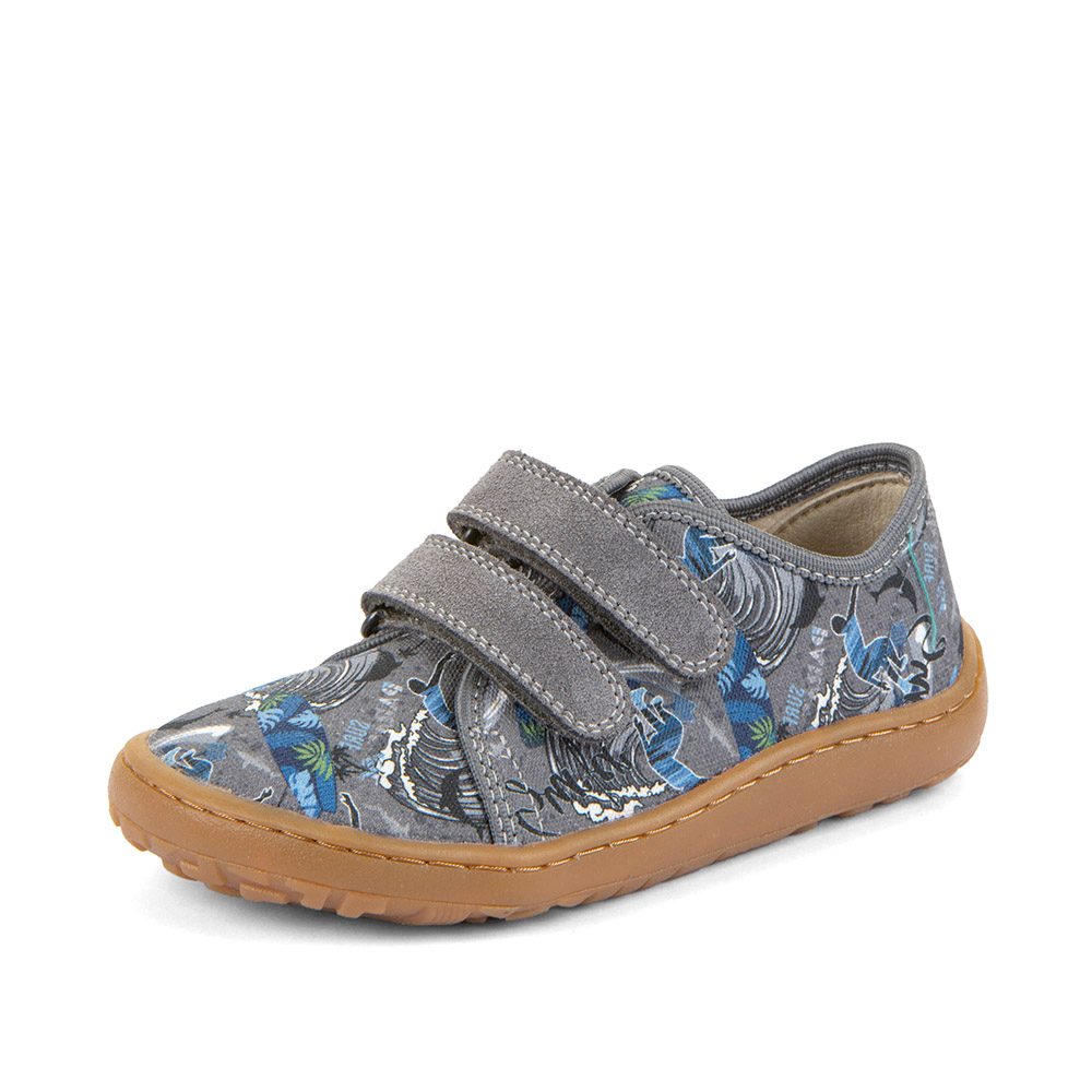 Detské plátené barefoot tenisky CANVAS GRAY+ Froddo G1700440-8 - 31