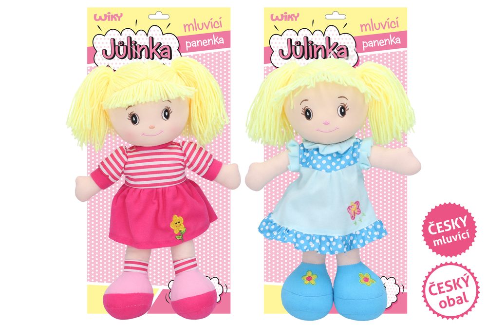 E-shop Hovoriace bábika Julinka 40 cm (český obal, hovorí česky), Wiky, W005105