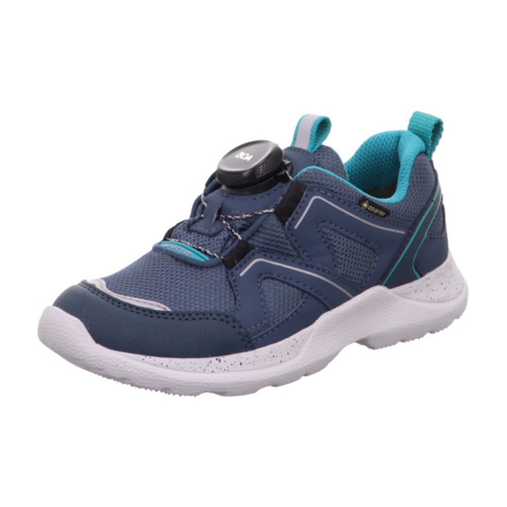 fiú egész évszakos cipő RUSH GTX, BOA rögzítés, Superfit, 1-006218-8000, Kék - 38