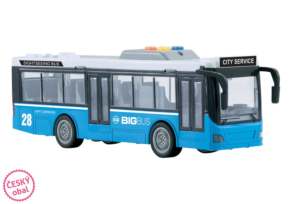 E-shop Autobus s efektmi 29 cm - české balenie, Wiky Vehicles, W013517