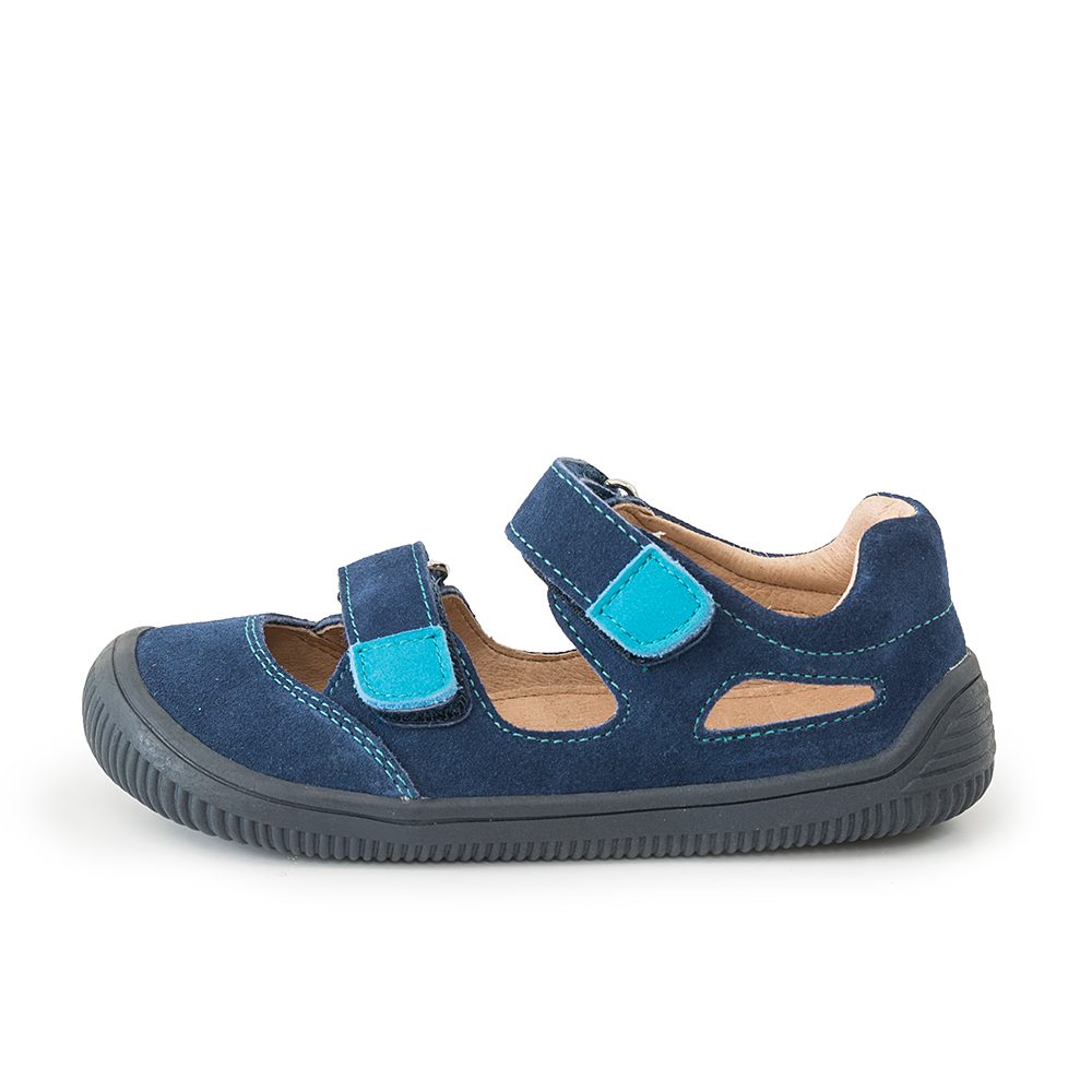 chlapecké sandály Barefoot MERYL TYRKYS, Protetika, modro tyrkysová - 30