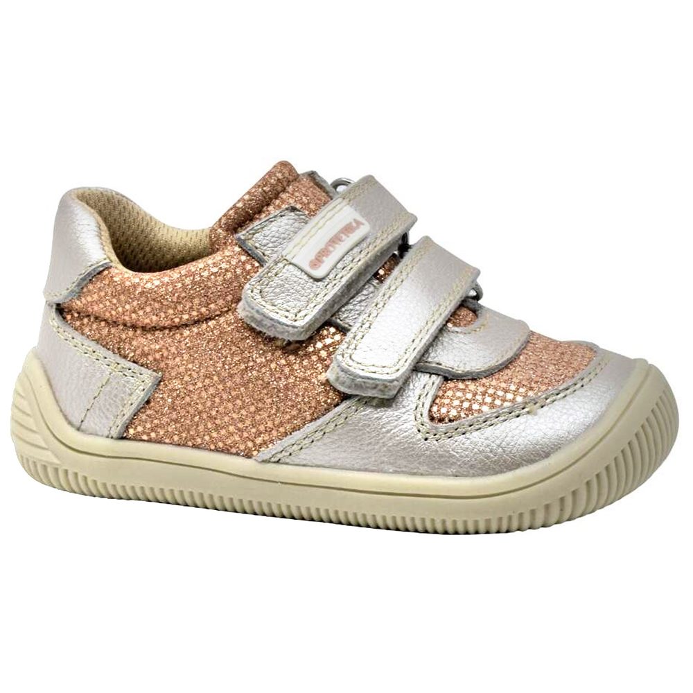 E-shop dievčenská celoročná obuv Barefoot MELANIA GOLD, Protetika, zlatá - 29