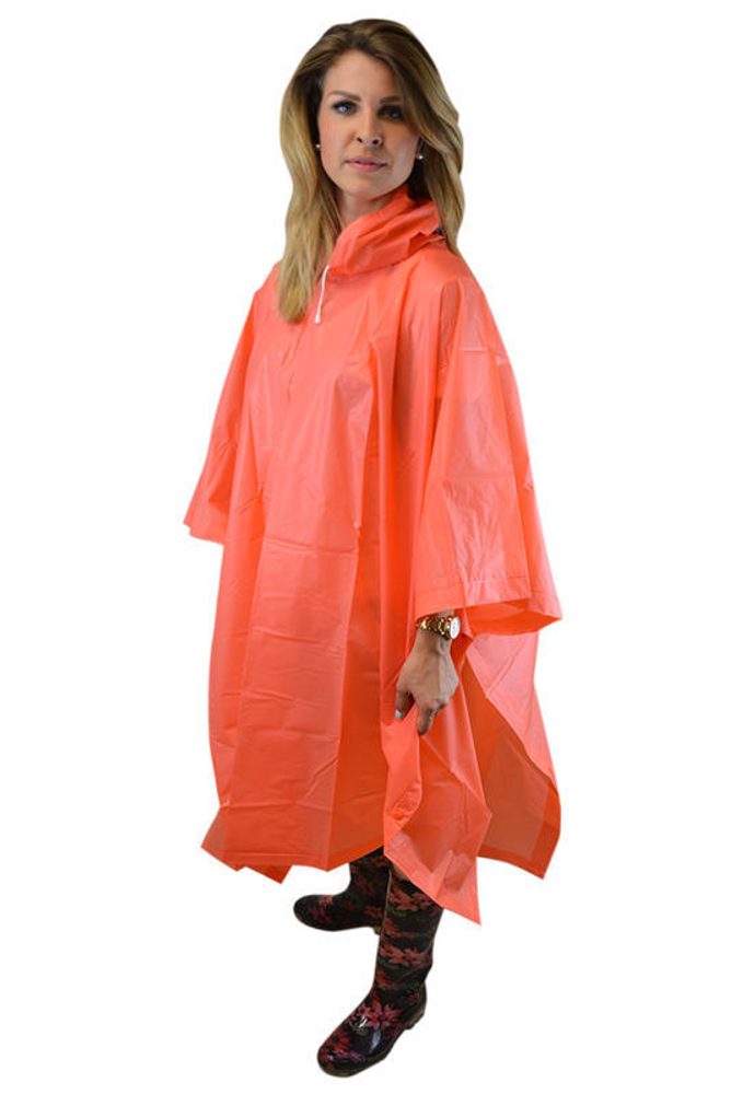 poncho pro dospělé, Pidilidi, PL0064, oranžová