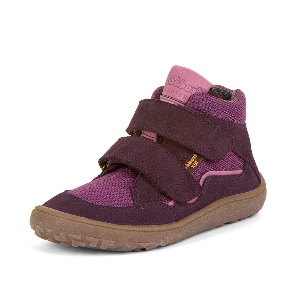 Levně Dívčí barefoot boty TEX AUTUMN Purple Froddo G3110254-7 - fialová - 39