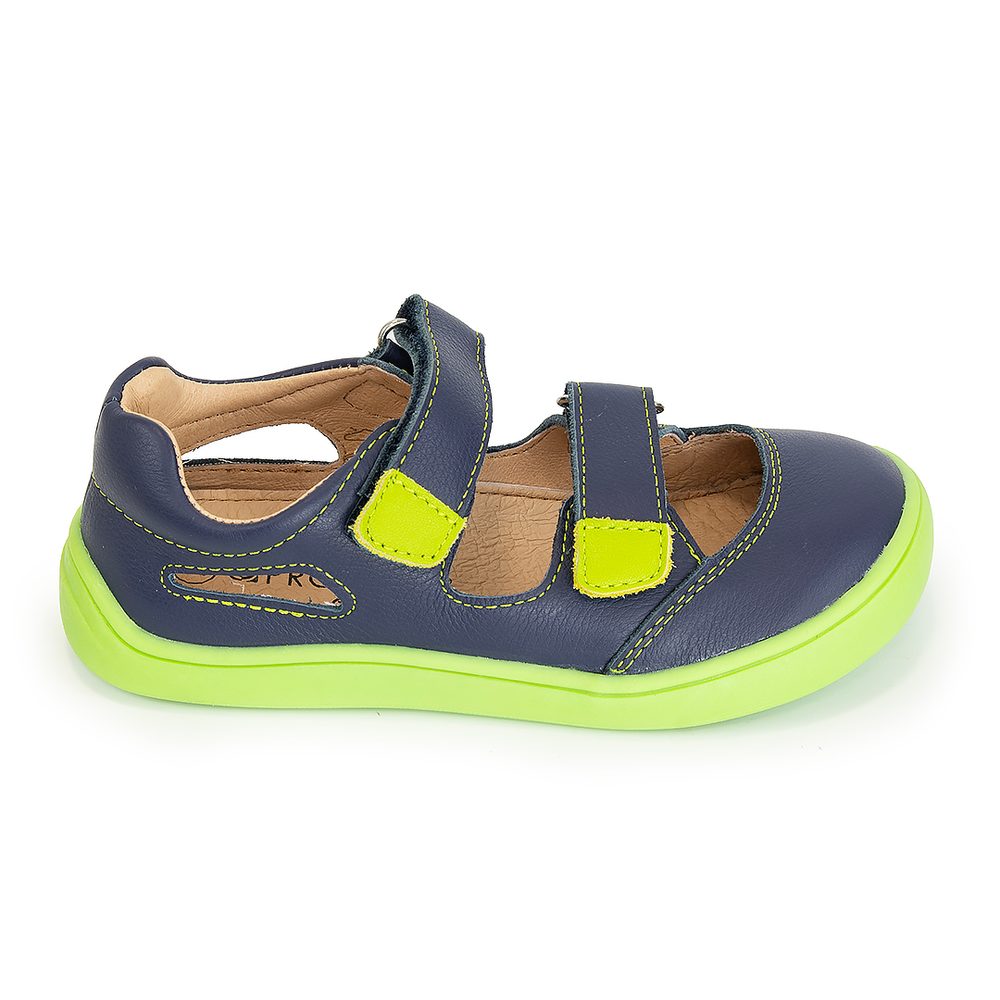 E-shop Chlapčenské barefoot sandále TERY NAVY, protetika, modrá - 21