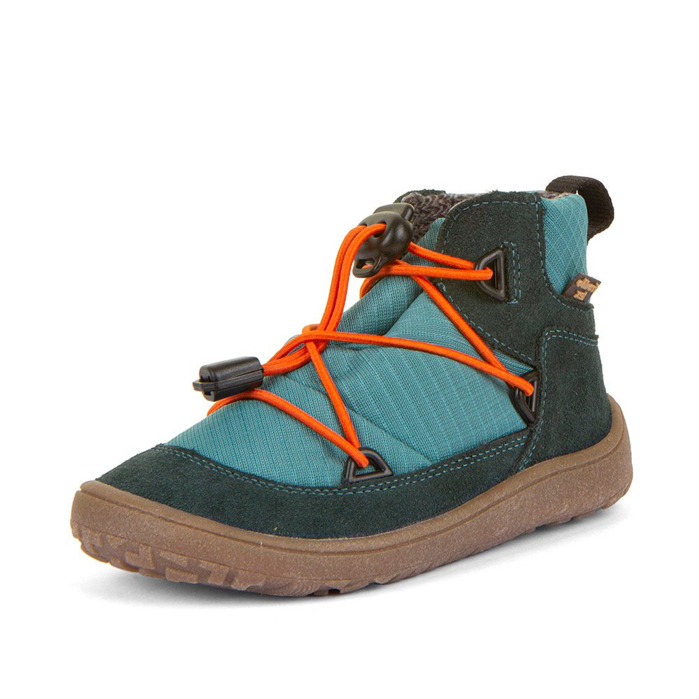 Levně Dětské celoroční barefoot boty TEX TRACK Petroleum Froddo G3110257-5 - modrá - 41