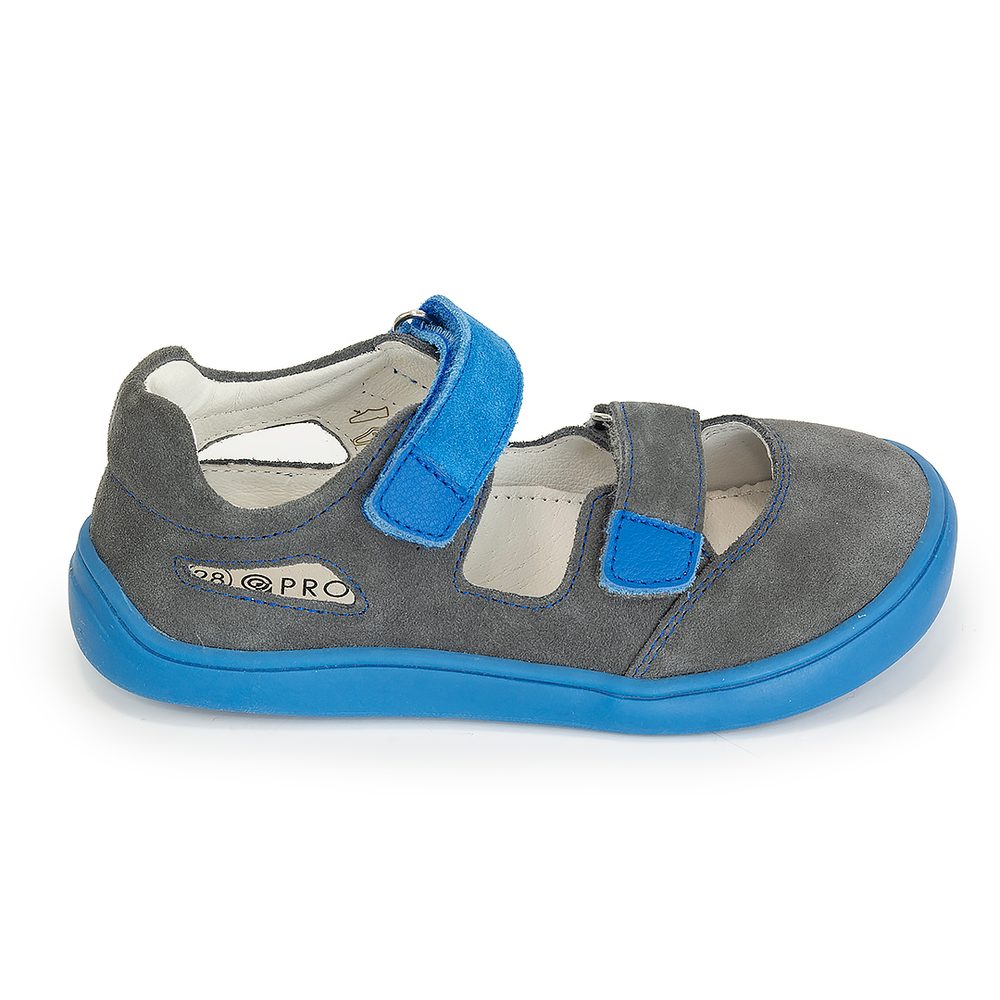 Levně chlapecké sandály Barefoot TERY GREY, Protetika, šedá - 21