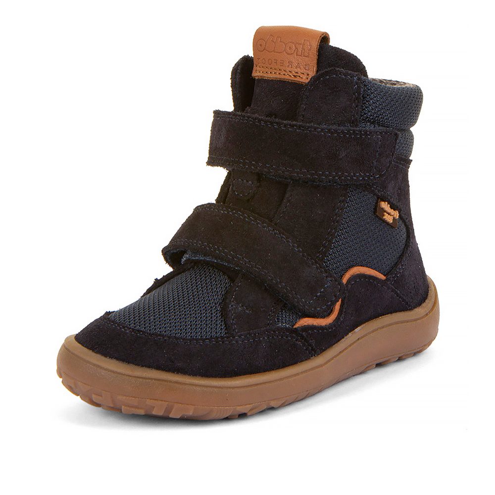 Chlapčenské zimné barefoot topánky TEX WINTER TL Dark Blue Froddo G3160247-T - 34