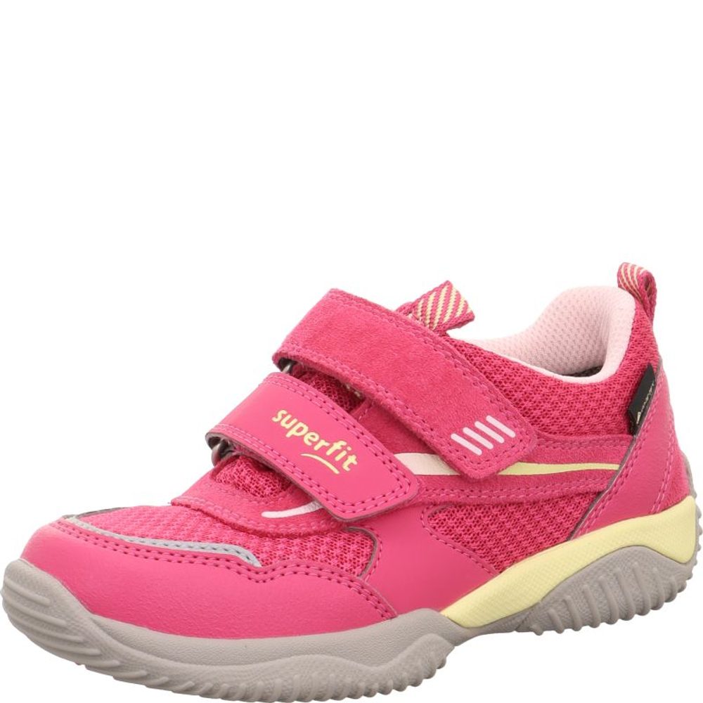 Product detail of Dívčí celoroční boty STORM Pink/Yellow Goretex, Superfit, 1-006386-5500, růžová - 33