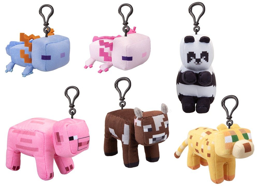 Levně Minecraft plyš zvířátko s klipem 13 cm, Wiky, W060616