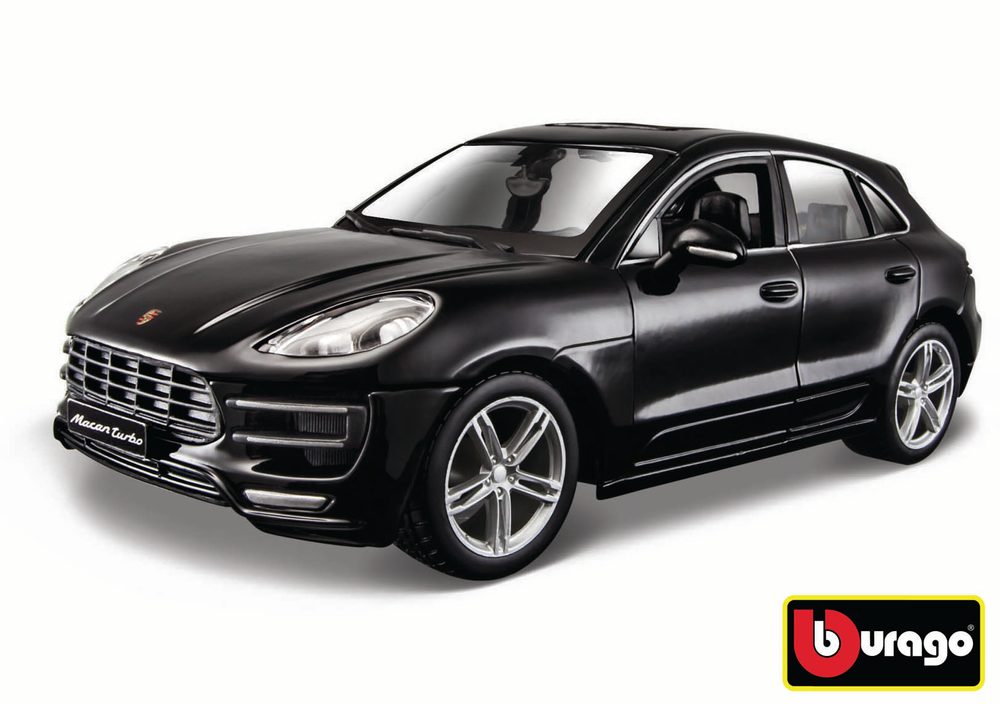 Bburago 1:24 Porsche Macan Black, Bburago, W007347