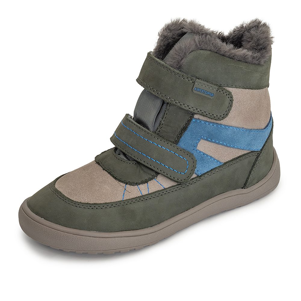 Chlapecké zimní barefoot boty RODRIGO GRIS, PRO-tex, Protetika, šedá - 22