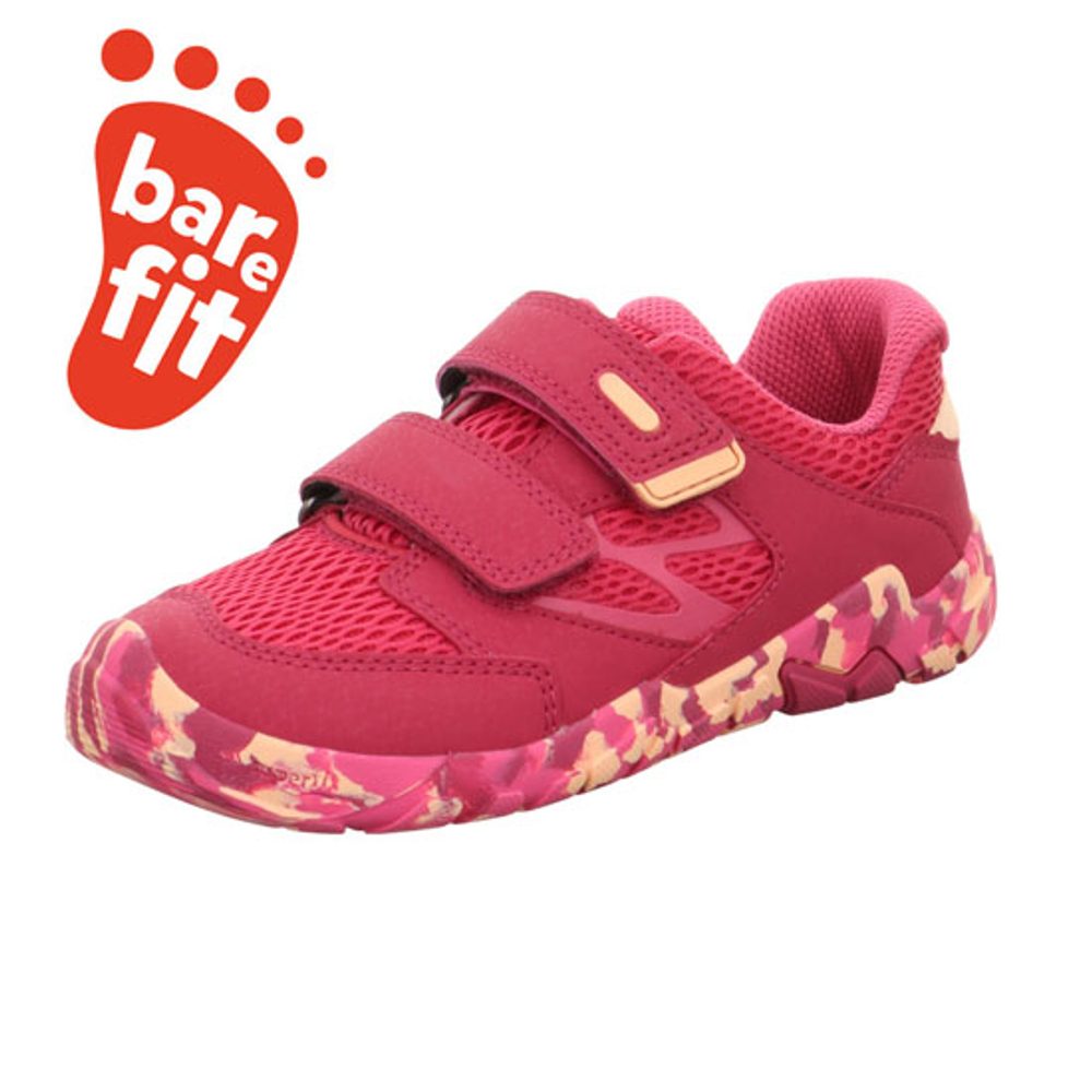 Levně Dívčí celoroční boty Barefit TRACE, Superfit, 1-006036-5000, červená - 33