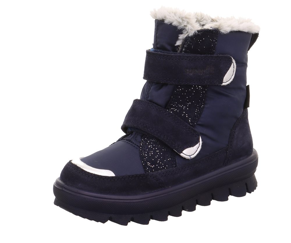 Dívčí zimní boty FLAVIA Blue/Silver Gore-Tex, Superfit , 1-000216-8000, modrá - 35