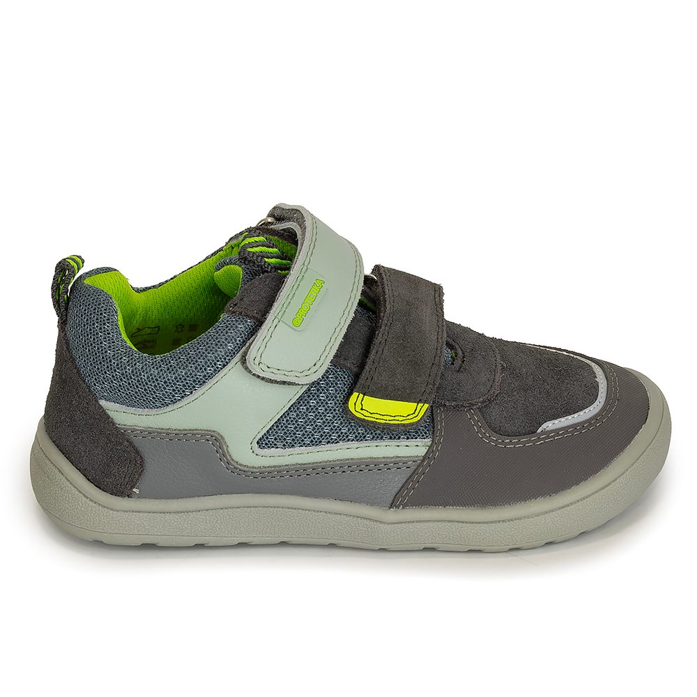 Chlapčenské barefoot tenisky KAMERON GREY, Protetika, sivá - 22